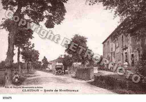 Ville de CLAUDON, carte postale ancienne