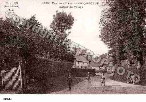 Ville de CRIQUEBEUFENCAUX, carte postale ancienne Ville de CRIQUEBEUFENCAUX, carte postale ancienne