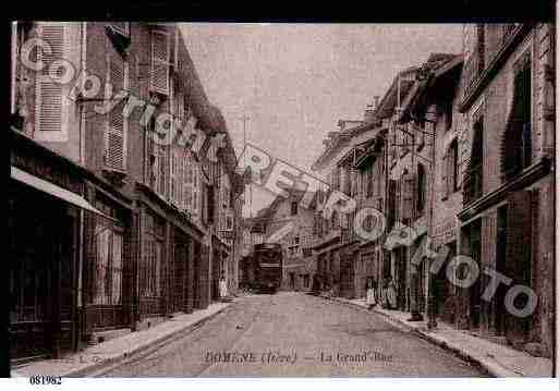 Ville de DOMENE, carte postale ancienne