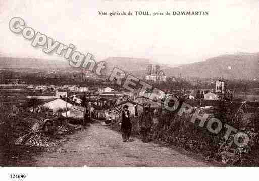 Ville de DOMMARTINLESTOUL, carte postale ancienne