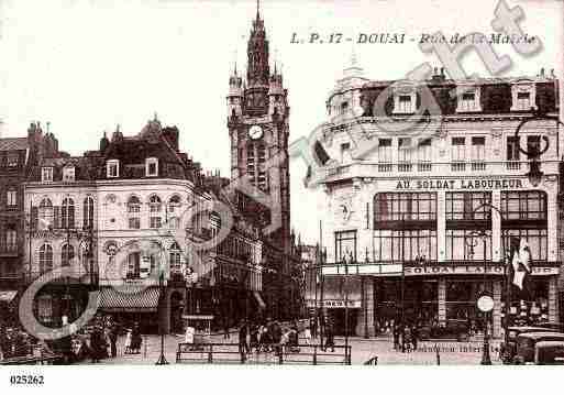 Ville de DOUAI, carte postale ancienne