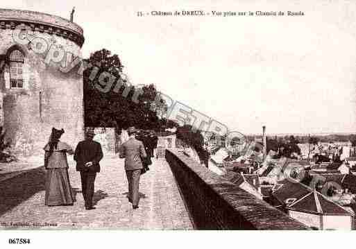 Ville de DREUX, carte postale ancienne