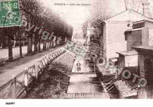 Ville de EVREUX, carte postale ancienne