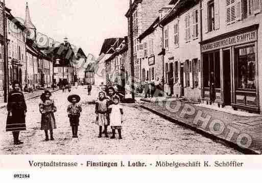 Ville de FENETRANGE, carte postale ancienne