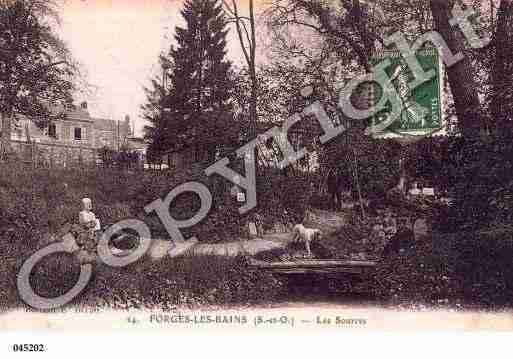 Ville de FORGESLESBAINS, carte postale ancienne