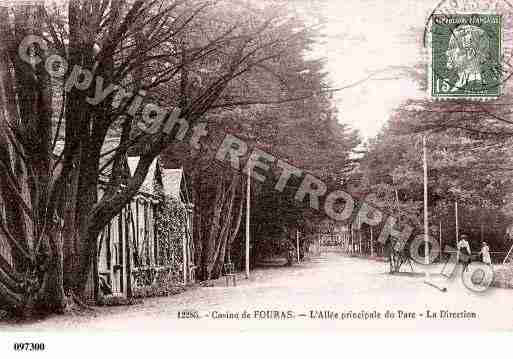 Ville de FOURAS, carte postale ancienne