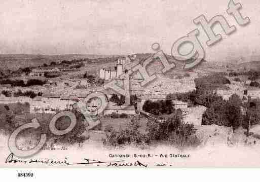 Ville de GARDANNE, carte postale ancienne