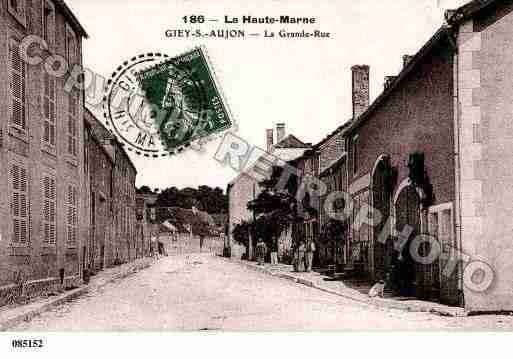 Ville de GIEYSURAUJON, carte postale ancienne