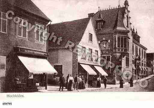 Ville de HOCHFELDEN, carte postale ancienne