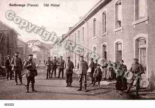 Ville de HUSSIGNYGODBRANGE, carte postale ancienne