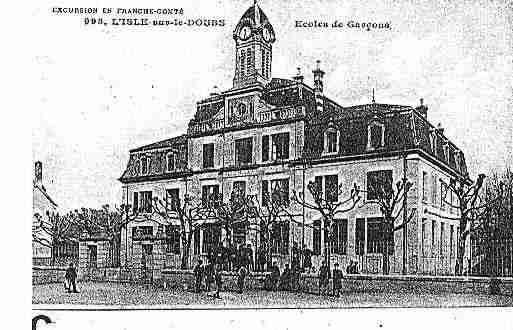 Ville de ISLESDOUBS(L'), carte postale ancienne