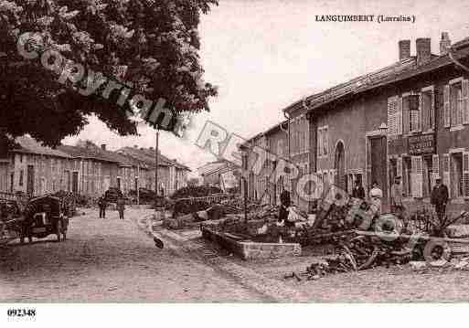 Ville de LANGUIMBERG, carte postale ancienne