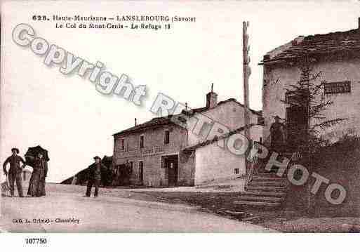 Ville de LANSLEBOURGMONTCENIS, carte postale ancienne