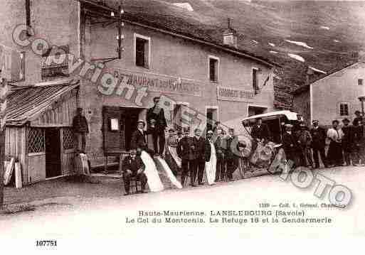 Ville de LANSLEBOURGMONTCENIS, carte postale ancienne