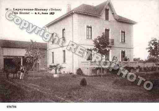 Ville de LAPEYROUSEMORNAY, carte postale ancienne