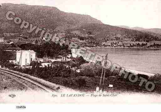 Ville de LAVANDOU(LE), carte postale ancienne