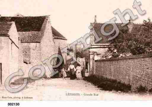 Ville de LEZINNES, carte postale ancienne