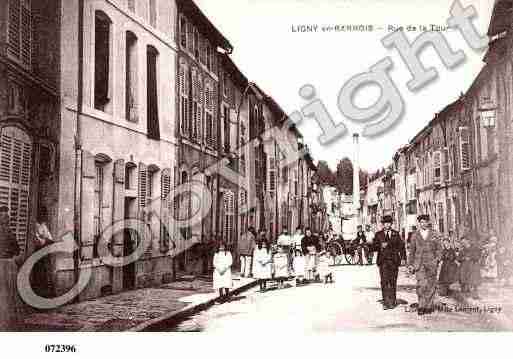 Ville de LIGNYENBARROIS, carte postale ancienne