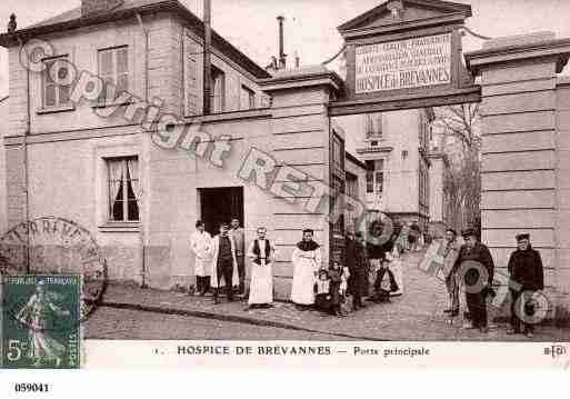 Ville de LIMEILBREVANNES, carte postale ancienne