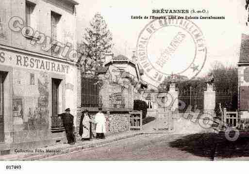 Ville de LIMEILBREVANNES, carte postale ancienne