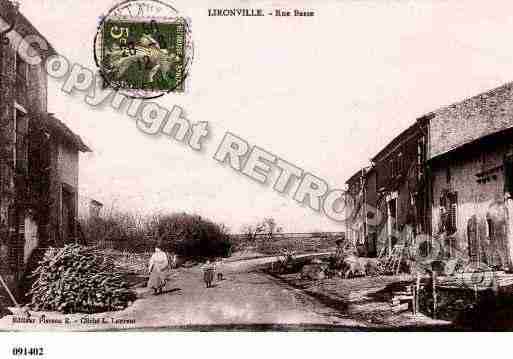 Ville de LIRONVILLE, carte postale ancienne