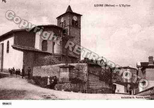 Ville de LOIRESURRHONE, carte postale ancienne