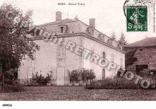 Ville de MARS, carte postale ancienne Ville de MARS, carte postale ancienne