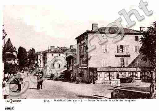 Ville de MASSIAC, carte postale ancienne