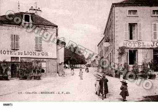 Ville de MESSIGNYETVANTOUX, carte postale ancienne