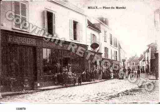 Ville de MILLYLAFORET, carte postale ancienne