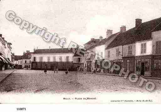 Ville de MILLYLAFORET, carte postale ancienne