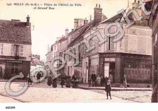 Ville de MILLYLAFORET, carte postale ancienne