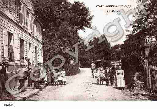 Ville de MONTCAUVAIRE, carte postale ancienne