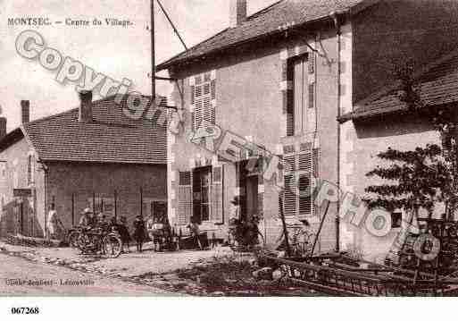 Ville de MONTSEC, carte postale ancienne