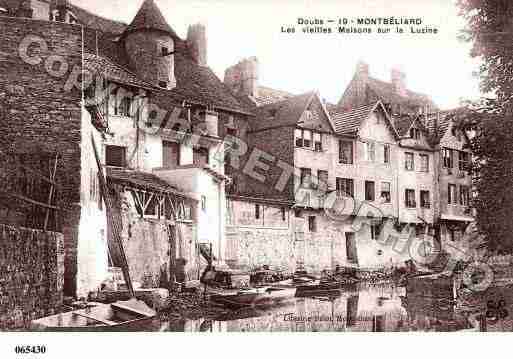 Ville de MONTBELIARD, carte postale ancienne