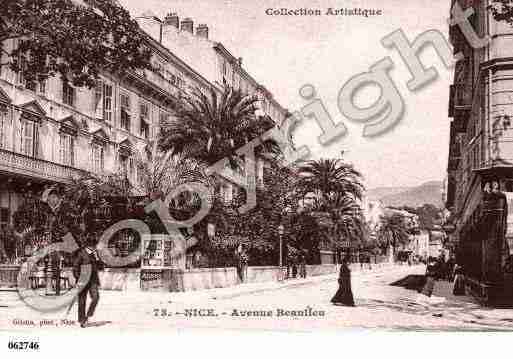 Ville de NICE, carte postale ancienne