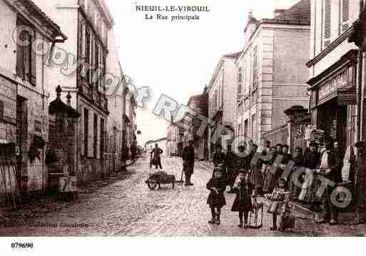 Ville de NIEULLEVIROUIL, carte postale ancienne