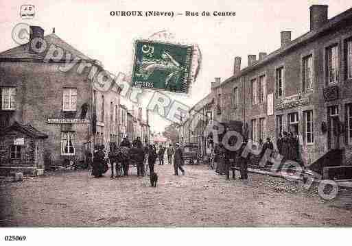 Ville de OUROUXENMORVAN, carte postale ancienne