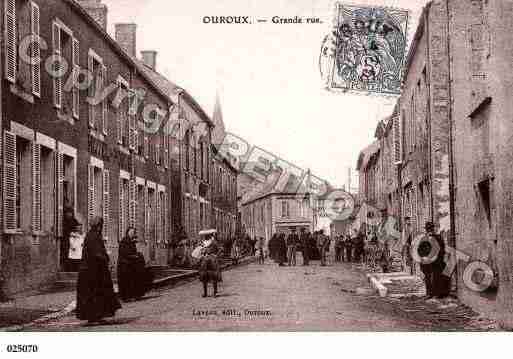Ville de OUROUXENMORVAN, carte postale ancienne