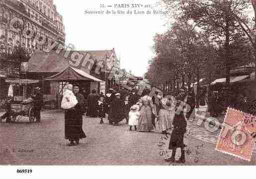 Ville de PARIS14, carte postale ancienne