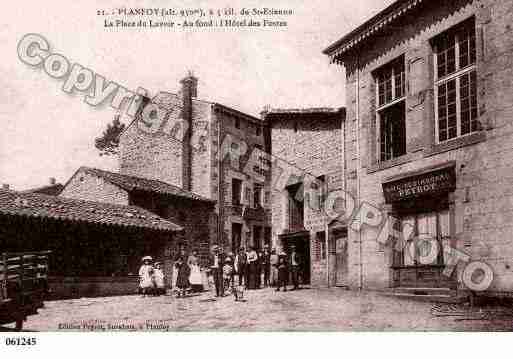 Ville de PLANFOY, carte postale ancienne