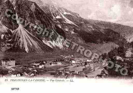 Ville de PRALOGNANLAVANOISE, carte postale ancienne