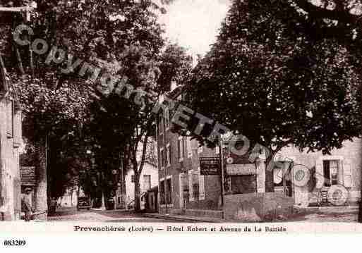 Ville de PREVENCHERES, carte postale ancienne