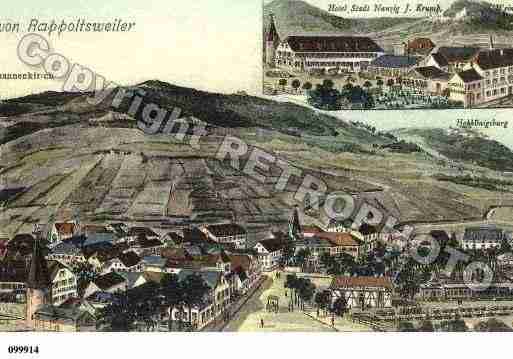 Ville de RIBEAUVILLE, carte postale ancienne