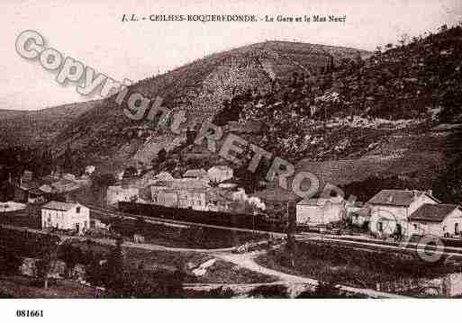 Ville de ROQUEREDONDE, carte postale ancienne