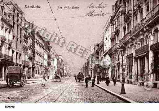 Ville de ROUBAIX, carte postale ancienne