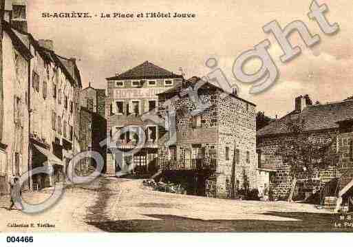 Ville de SAINTAGREVE, carte postale ancienne