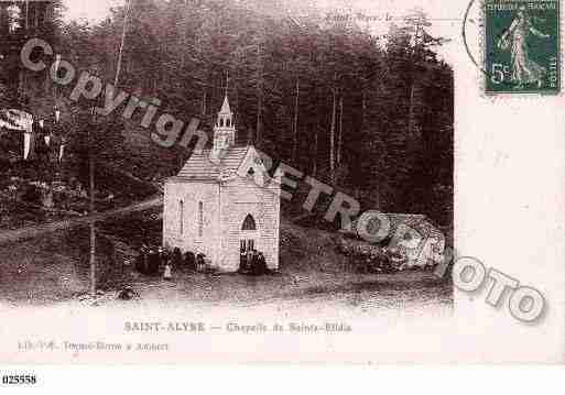 Ville de SAINTALYRED'ARLANC, carte postale ancienne