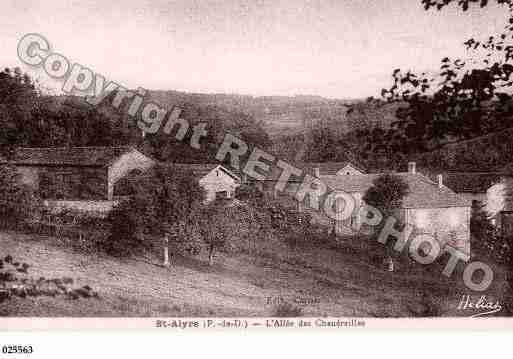 Ville de SAINTALYRED\'ARLANC, carte postale ancienne