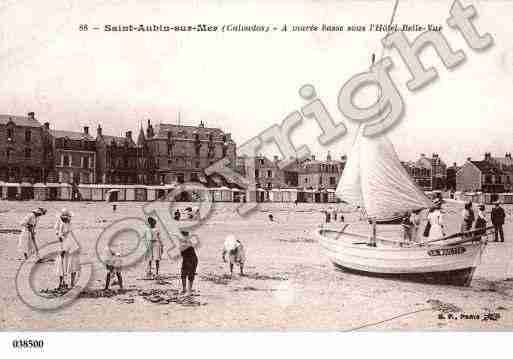 Ville de SAINTAUBINSURMER, carte postale ancienne